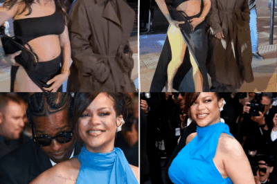 Rihanna Stuns at Cannes: Bares Baby Bump in Sheer Black Dress on Romantic Date with A$AP Rocky