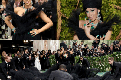 “Cardi B’s Wild Met Gala Look Has Everyone Talking – Is She Starting a New Fashion Trend or Pushing Boundaries Too Far?”