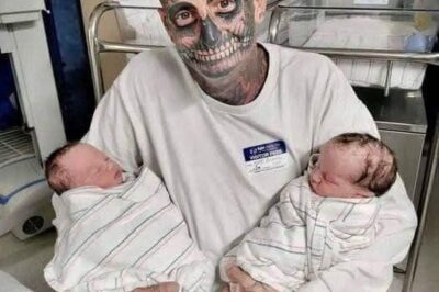 Dad With Heavily Tattooed Faces Faces Backlash As People Think He Is A Horrible Father – Then His Wife Reveals The Truth (NG)