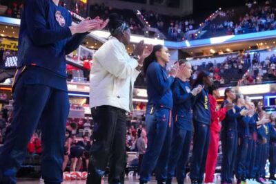 Caitlin Clark’s Indiana Fever Make Bold Anthem Stand as Opponents Exit Court Once Again