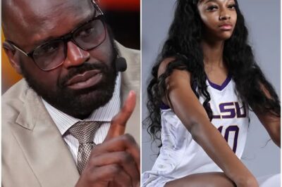 Shaquille O’Neal Sparks Outrage After Calling Angel Reese a “B*tch and Idiot” on Live TV — Her Explosive Response Breaks the Internet!