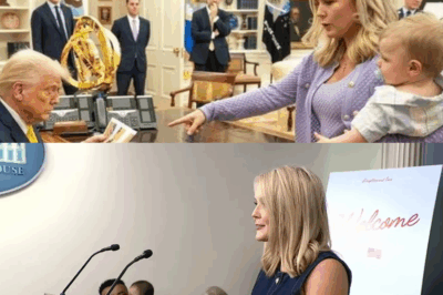 “Youngest Press Secretary Juggles Baby and Briefings — Nation Reacts to Iconic Image”