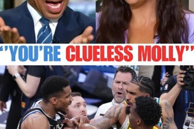 Firestorm on the Court: Giannis Confronts Tyrese Haliburton’s Dad After Heated Game 5—Stephen A. & Molly Clash in Explosive Debate!