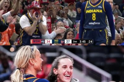 Caitlin Clark Cheers on New Indiana Fever Teammate Sophie Cunningham in OT Win vs. Mystics (NH)