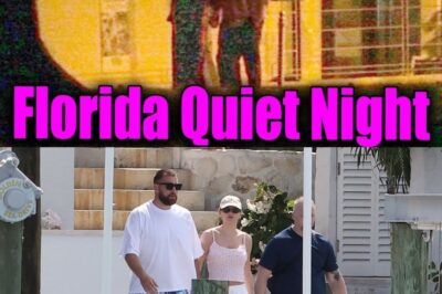 Travis & Taylor Caught Holding Hands While Enjoying a Cool Night Breeze at the Miami Marina (NH)