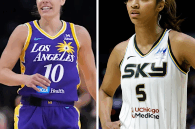 Kelsey Plum just mocked Angel Reese’s height live on national television.