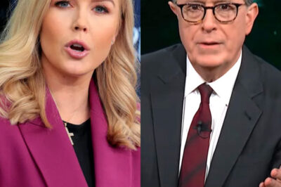 SHOCKING SHOWDOWN: Karoline Leavitt Hijacks Stephen Colbert’s Stage in Fiery Clash /d
