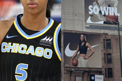 BREAKING: Angel Reese calls for a massive boycott of Nike after the brand angered her fans by signing Caitlin Clark to a $28 million contract and displaying posters of Clark in Chicago