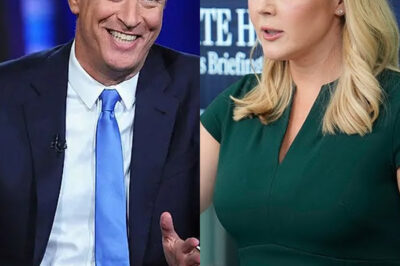 BREAKING: Jon Stewart takes a shot at Karoline Leavitt—but her brutal comeback leaves him HUMILIATED and the internet in stitches! In a heated back-and-forth, Stewart attempted to outsmart Leavitt, but her quick-witted response flipped the situation, leaving him speechless. The audience couldn’t stop laughing as Leavitt completely turned the tables, making this viral moment the talk of the town.