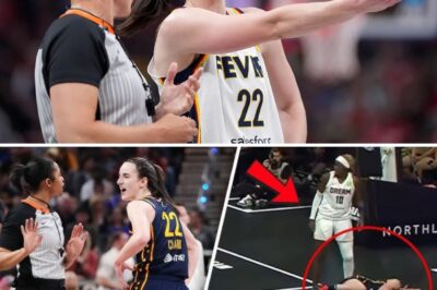 No Whistle, No Justice: Caitlin Clark Takes Brutal Hit as WNBA Referees Look Away