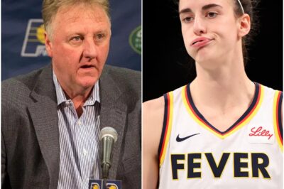 Larry Bird Breaks Silence with Powerful Message to Caitlin Clark—Is This the WNBA’s Turning Point?