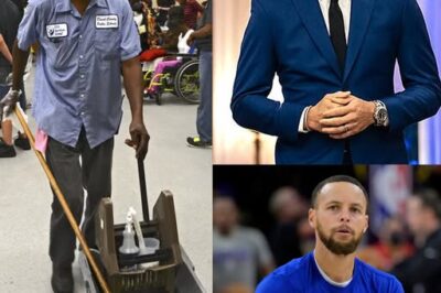 Stephen Curry Discovers His High School Janitor Still Working at 80, His Next Move Stuns Everyone