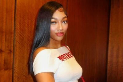 VIDEO: Angel Reese Leaves Everyone’s Jaws On The Floor With Her Panties Showing In See-Through Leopard-Print Shorts Strutting Her Stuff