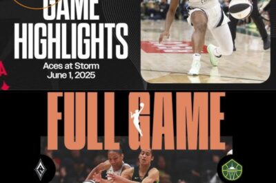 Las Vegas Aces Narrowly Defeat Seattle Storm 75-70 in Thrilling Commissioner’s Cup Clash | Full Game Highlights June 1, 2025 (NH)