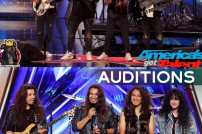 Girish and the Chronicles Light Up the Stage with Arena Rock Glory | Full Performance on AGT 2025 Auditions Week 2 (NH)
