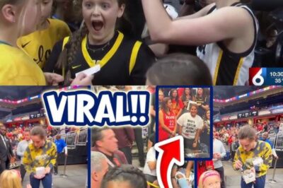 Heartwarming Moment: Caitlin Clark Surprised by Young Fan’s Gift—And That Viral Shirt Steals the Show! (NH)