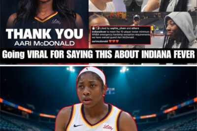 AARI MCDONALD Going VIRAL FOR SAYING THIS ABOUT INDIANA FEVER AFTER WAIVER! (an)