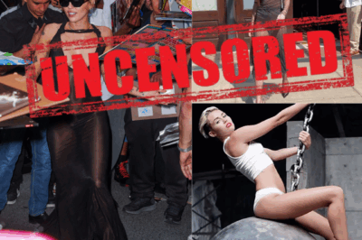 🚨 SHOCKING FASHION ALERT: Miley Cyrus Turns NYC Upside Down in Sheer Black Gown — No Bra, Just Panties! 🚨