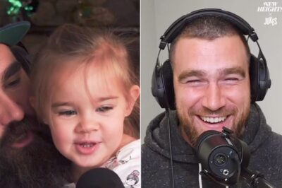 SHOCKING MOMENT: Baby Wyatt Kelce “Knocks Out” Travis and Taylor Swift with One Unexpected Sentence on New Heights — Taylor’s Hilarious Slip Sends Fans Into a Frenzy!