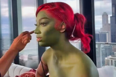 New Behind-The-Scenes Video Shows Angel Reese Sitting In Her Bra Getting Turned Into Poison Ivy For Halloween