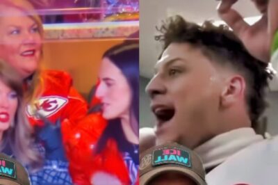 VIDEO: Patrick Mahomes, Taylor Swift & Caitlin Clark All Accused Of Performing “Satanic Rituals” After Cameras Caught Their Strange In-Game Hand Gestures Ahead Of Super Bowl