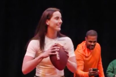 VIDEO: Caitlin Clark Was Looking Like A Pro Bowl Quarterback As She Nailed Targets With The Simple Flick Of Her Wrist