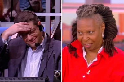 BIG WHOOP ‘This is what you get for forcing me into this!’ Whoopi Goldberg snaps at The View producer after uncomfortable exchange. Can’t take it anymore! Whoopi Goldberg goes behind the scenes of The View after shocking live ‘fraud’ moment!