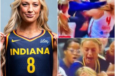 VIDEO: Huge Brawl Breaks Out After Sophie Cunningham Takes Dirty Shot, Pulls Hair Of Player That Got In Caitlin Clark’s Face In Apparent Act Of Payback
