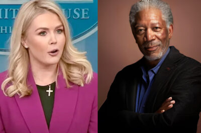 Karoline Leavitt was mercilessly lectured by Morgan Freeman on the topic of RaCIST and INEQUaLITY on live TV!