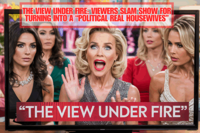 The View Under Fire: Viewers Slam Show for Turning Into a “Political Real Housewives”