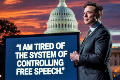 ELON MUSK THREATENS TO LEAVE AMERICA: “I’m Exhausted By This War on Free Speech”