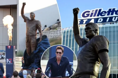 Tom Brady statue: QB cracks jokes about Jets fans at unveiling ceremony