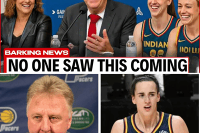Larry Bird Stuns the Basketball World by Grabbing Caitlin Clark’s Microphone on Live Television Leaving Fans and Viewers Speechless as Her Priceless Reaction Becomes the Moment Everyone Is Talking About (tt)