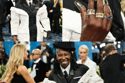 Whoopi Goldberg Stuns in Thom Browne at 2025 Met Gala, Declares Her Look “Superfine”