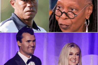Tiger Woods Stuns Live Audience by Defending Erika Kirk After Whoopi Goldberg’s Explosive Outburst