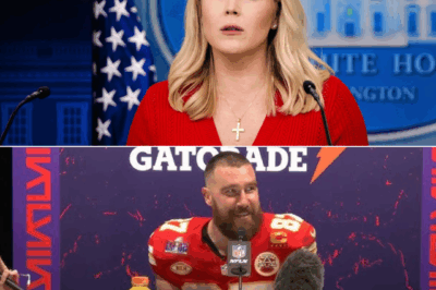 Travis Kelce Silences Karoline Leavitt Live On Air With Brutal Truth That Sparks Standing Ovation