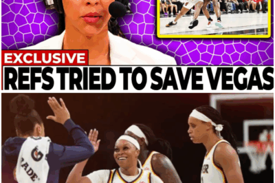 CAUGHT IN THE SPOTLIGHT AS THE OFFICIATING CREATES CHAOS BUT A’JA WILSON AND THE LAS VEGAS ACES STILL CRUMBLE WHILE THE INDIANA FEVER WIN BY SIXTEEN AND LEAVE FANS SHOUTING THAT THE GAME WAS RIGGED FOR NOTHING (tt)
