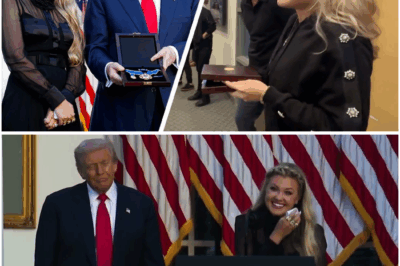 Erika Kirk Surprises Staff with Late Husband’s Medal of Freedom at Turning Point USA Office