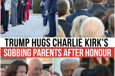 Charlie Kirk’s Parents in Tears as Trump Comforts Them During Medal of Freedom Ceremony at the White House Rose Garden