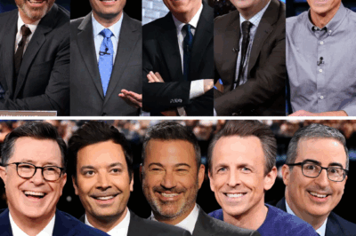 Late-Night Comedy Rebellion: Fallon, Kimmel, Oliver, and Meyers Unite for Colbert