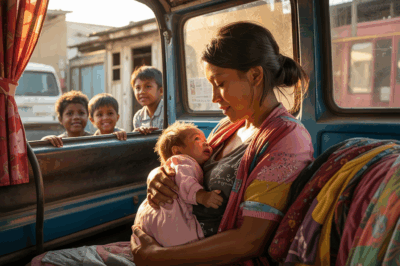 How a Homeless Pregnant Mom Transformed a Junkyard Bus into a Home