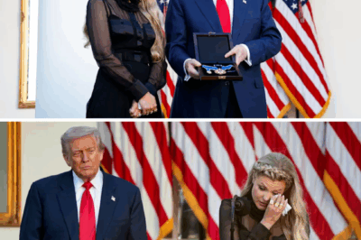 An Unforgettable Moment: Erika Kirk Breaks Down as Trump Awards Her Late Husband the Nation’s Highest Civilian Honor