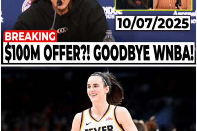 Caitlin Clark’s $100 Million Deal Shakes the Foundations of Women’s Basketball and Forces a Stunning End to the WNBA Commissioner’s Career During a Live Broadcast