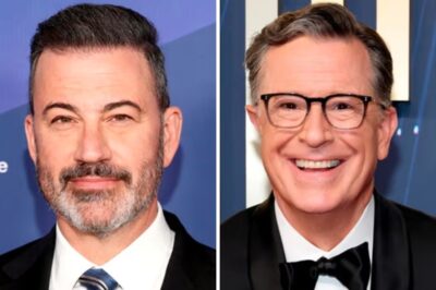 In late-night crossover, Jimmy Kimmel tells Stephen Colbert he thought his show was ‘over’ after suspension