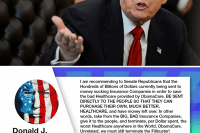 BREAKING: Trump Proposes Sending Obamacare Subsidies Directly to Americans—A Political Play Amid Shutdown Gridlock